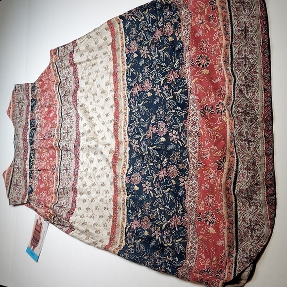 BEACH LUNCH LOUNGE WOMENS SLEEVELESS FLORAL PRINT DRESS SIZE LARGE NWT - Picture 7 of 9